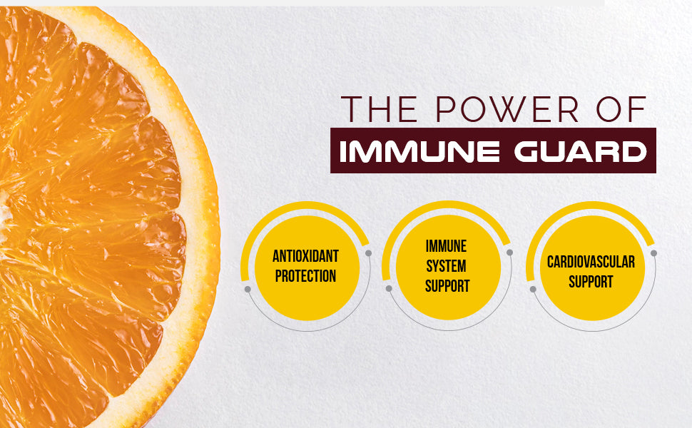 Hands holding Immune Guard
